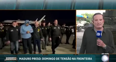 Domingo Espetacular Dispara na Audiência com Cobertura Exclusiva da Prisão de Maduro