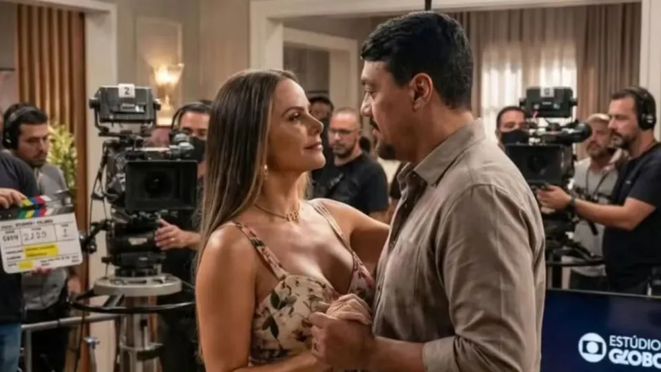 Belo e Viviane Araújo gravam primeiras cenas juntos em 'Três Graças'