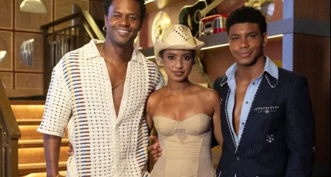 Elenco de 'Coração Acelerado' celebra lançamento com show e clima goiano