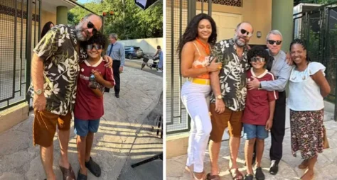 Otávio Müller se despede das gravações de 'Três Graças'