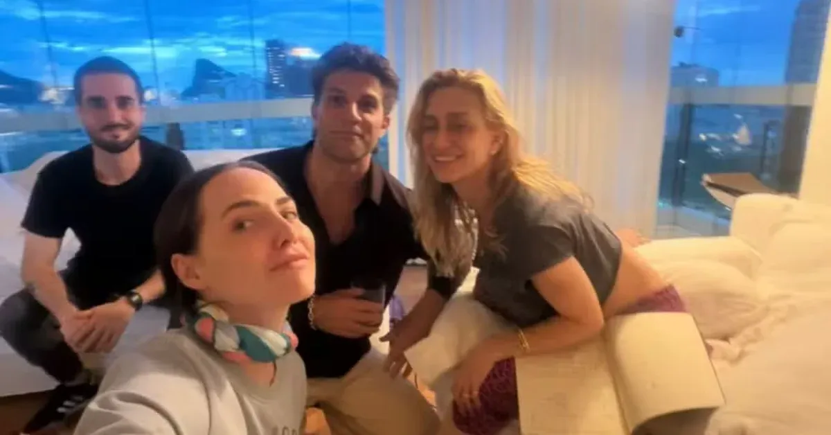 Letícia Colin e Chay Suede iniciam preparativos para 'Quem Ama Cuida'