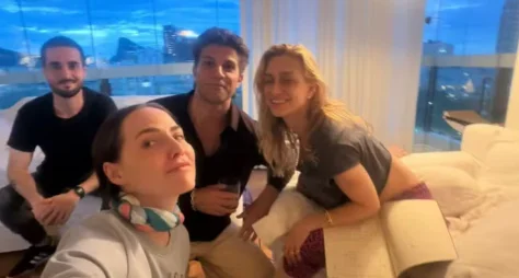 Letícia Colin e Chay Suede iniciam preparativos para 'Quem Ama Cuida'