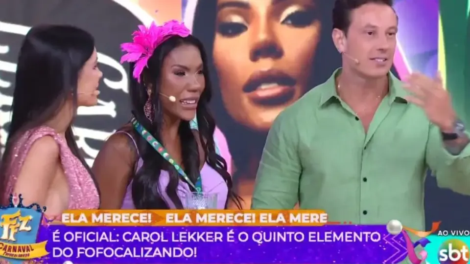 Carol Lekker é oficializada no 'Fofocalizando' após testes