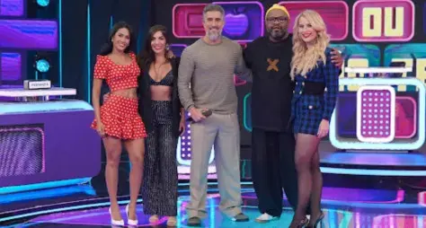 Gustavo Mioto e ex-BBBs no 'Caldeirão com Mion' neste sábado