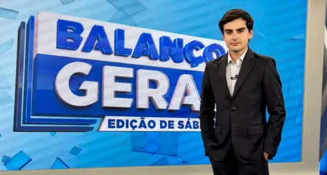 Dudu Camargo assume 'Balanço Geral' de Sábado com audiência abaixo do esperado