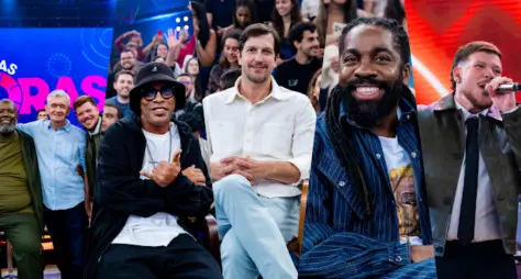 Ronaldinho Gaúcho e Lázaro Ramos anunciam projetos no 'Altas Horas' 