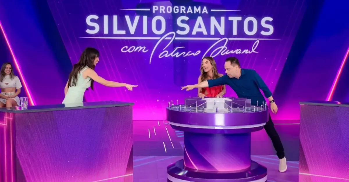 Amanda Klein e Thiago Gardinali, jornalistas do SBT, encaram o “Jogo das 3 Pistas”