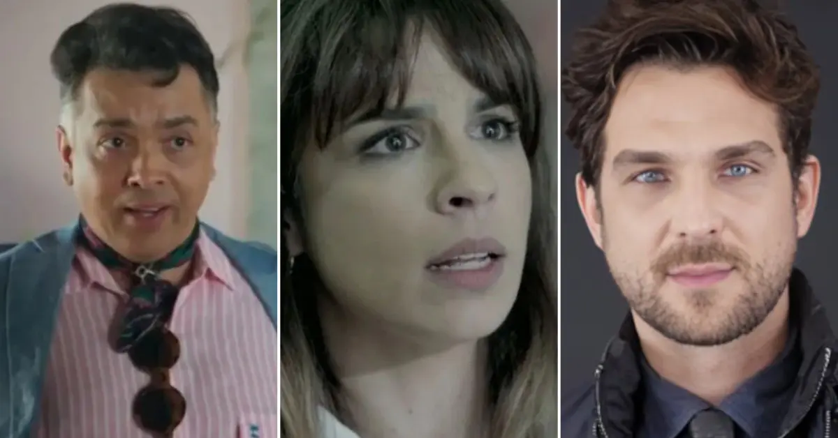 Rodrigo Fagundes, Maria Ribeiro e Igor Rickli. Fotos: Divulgação