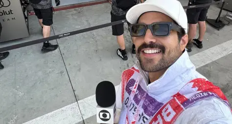 Caio Castro reforça equipe da Globo no retorno da 'Fórmula 1'