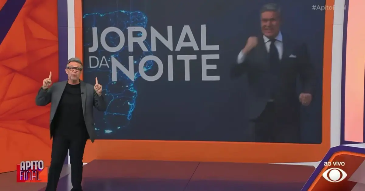 SBT enfrenta noite difícil com ‘Galvão FC’ e ouve provocação de Neto