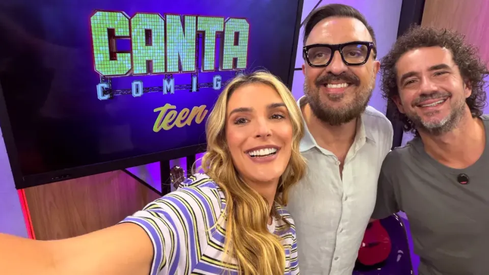 Record inicia produção do novo “Canta Comigo Teen” com Brites e Andreoli