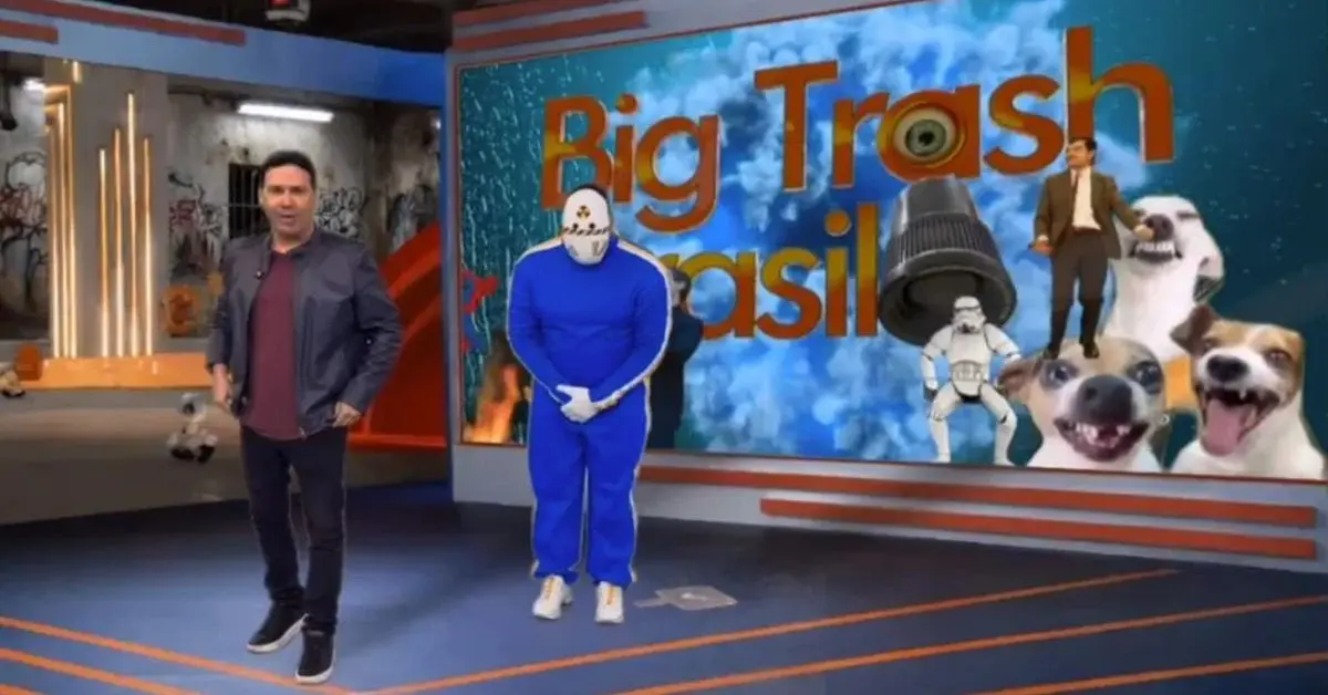 RedeTV! aposta em Big Trash Brasil, paródia do ‘BBB 26’ no ‘Para Aqui!’