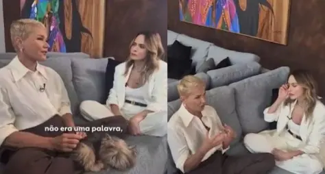 Ana Paula Renault recebe abraço de Xuxa em encontro no 'Fantástico'