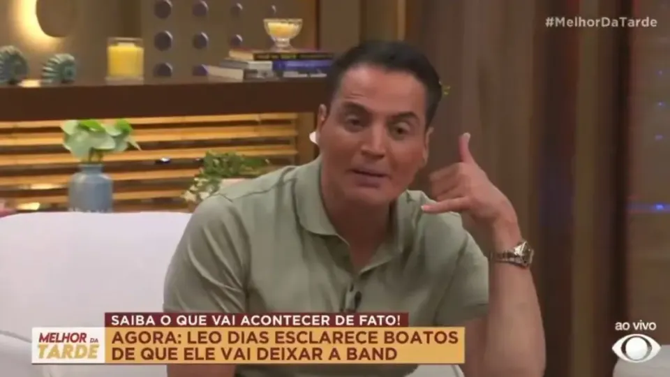 Leo Dias nega saída da Band e descarta volta ao SBT