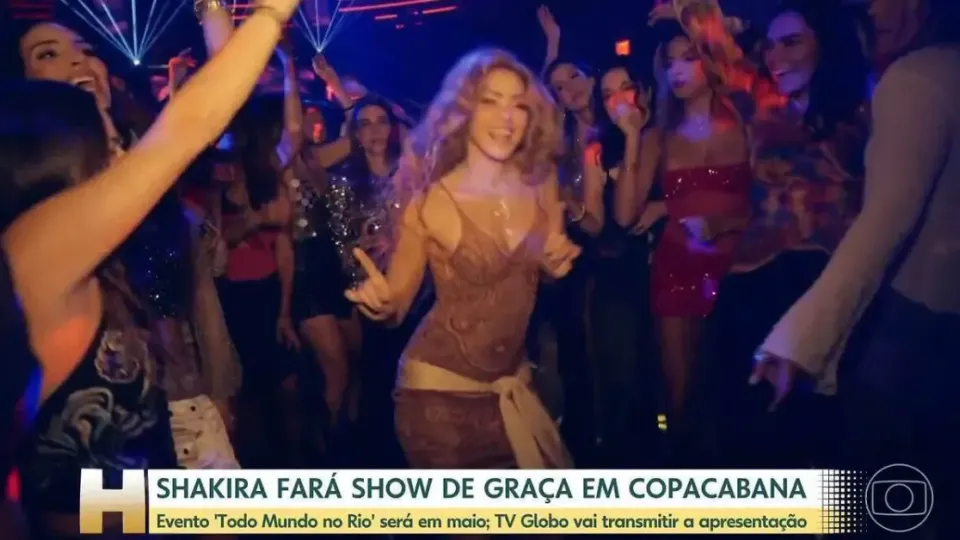 Todo Mundo no Rio com Shakira terá transmissão na Globo, Multishow e Globoplay