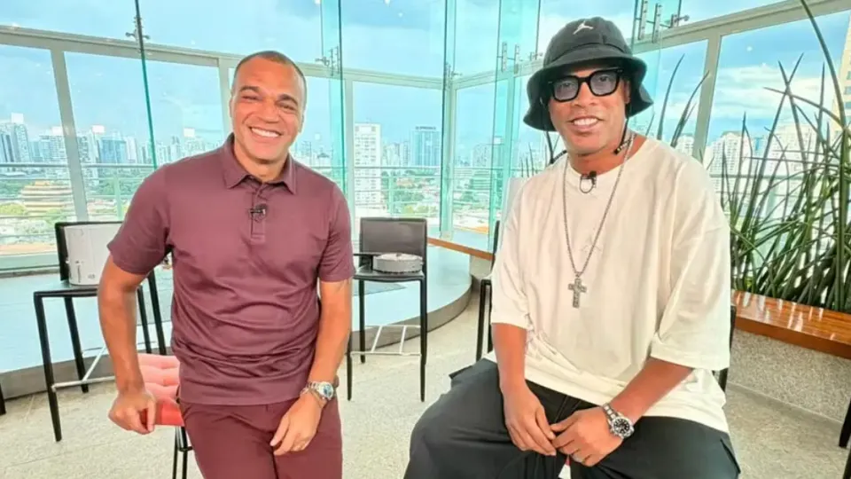 Ronaldinho Gaúcho participa do 'Denilson Neles' no 'Esporte Espetacular'