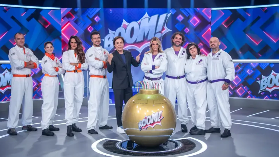 Tom Cavalcante recebe Rafa Brites e Joaquim Lopes no "Boom!"