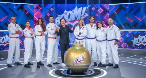 Tom Cavalcante recebe Rafa Brites e Joaquim Lopes no "Boom!"