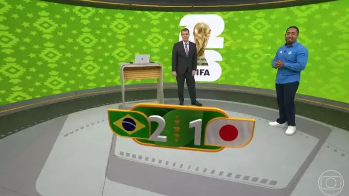 Audiência 29/06: Jornal Hoje alcança audiência de novela após Brasil x Japão na Copa
