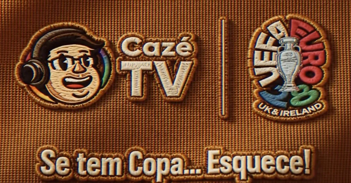 CazéTV terá imagens oficiais da Euro 2028 além das partidas ao vivo