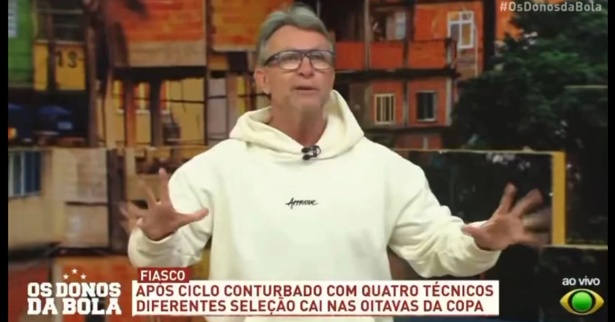 Surto de Neto após vexame do Brasil faz Band superar SBT na audiência