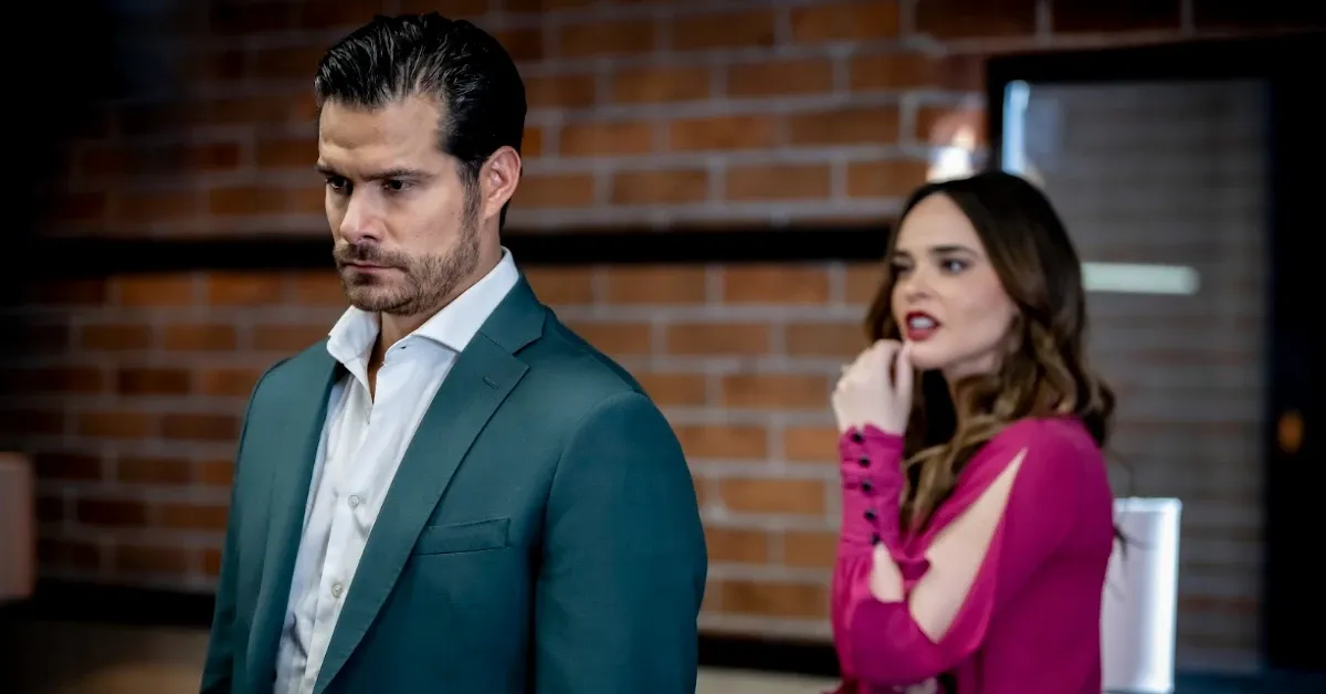 Cena da novela A História de Joana, a Virgem