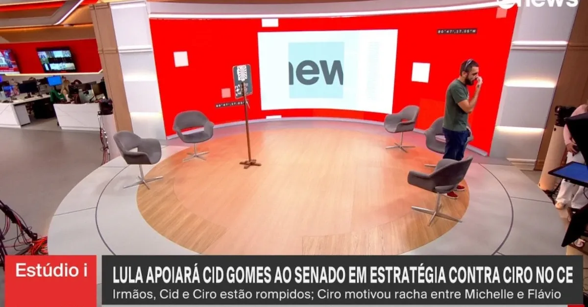 Vaza o novo cenários da GloboNews
