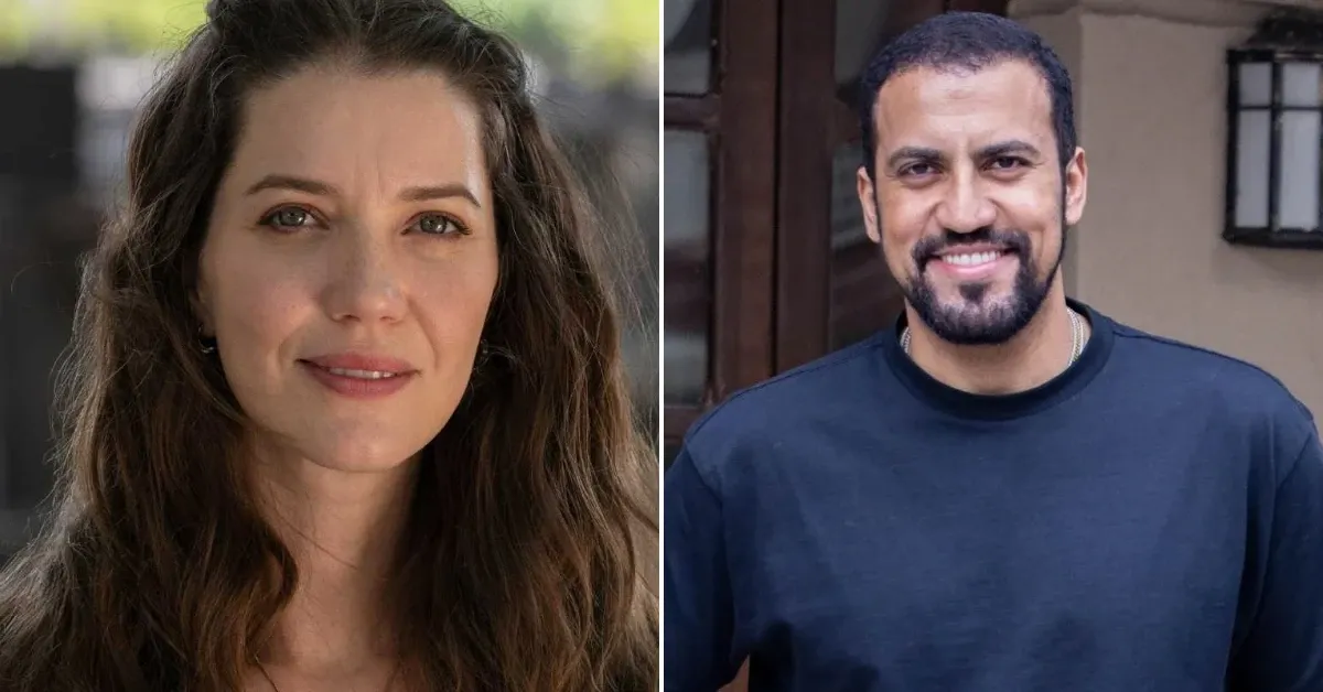 Francesca (Nathalia Dill) é mãe de Joel (Ricardo Teodoro)