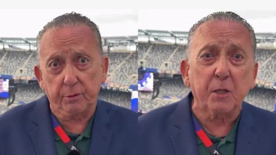 SBT homenageia Galvão Bueno em sua última transmissão de Copa