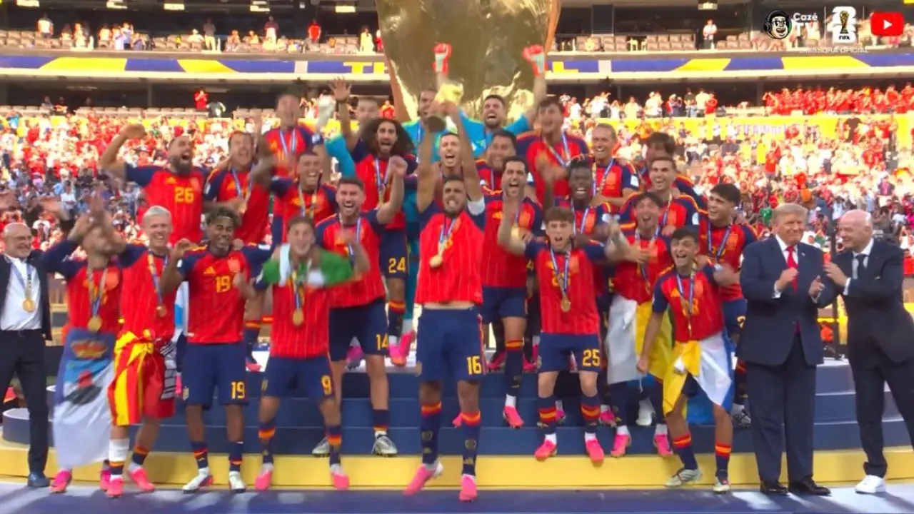 Seleção da Espanha conquista a Copa do Mundo de 2026