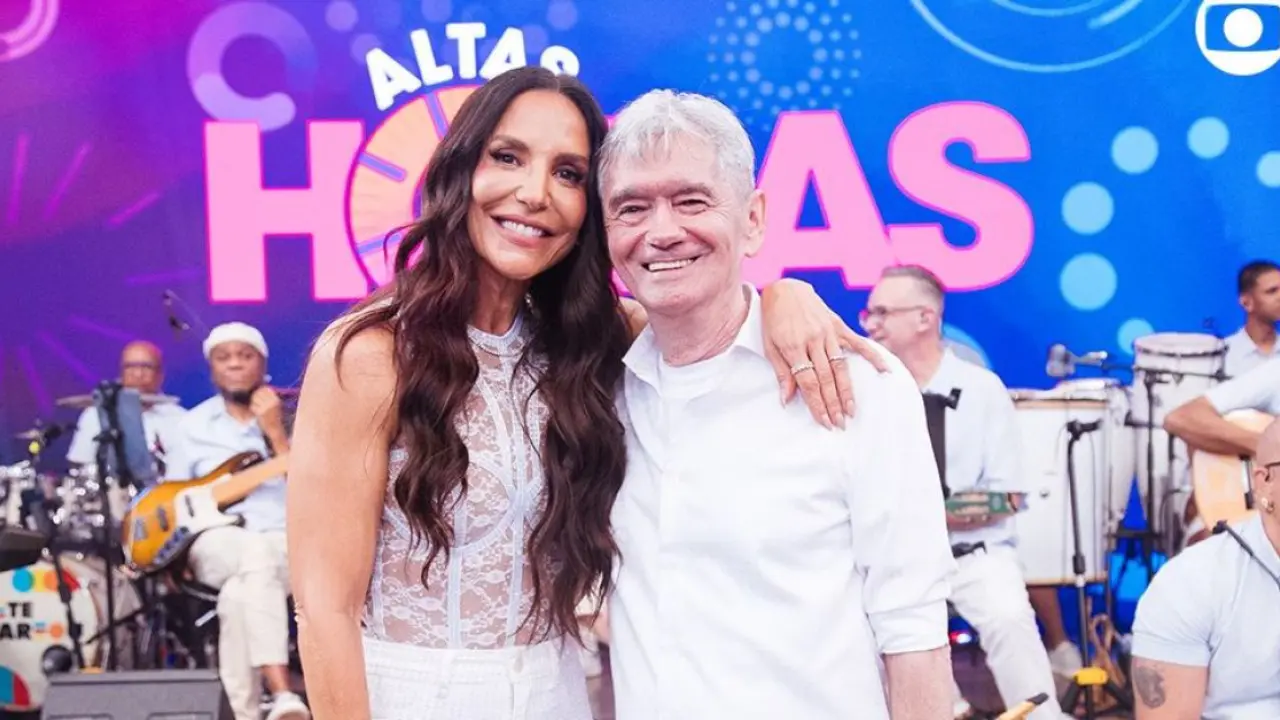 Ivete Sangalo e Serginho Groisman