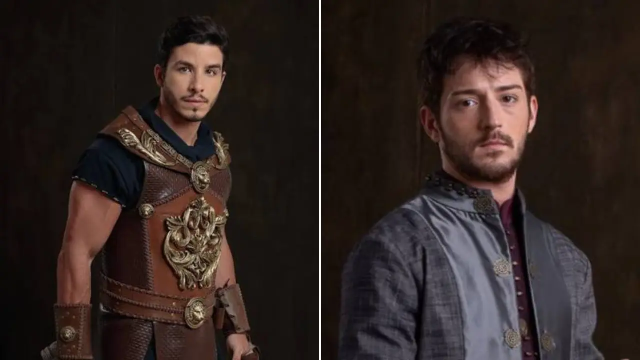 Ricky Tavares (Rei Asa) e Gabriel Vivan (Rei Abias) defendem os personagens de A Emboscada e A Esperança