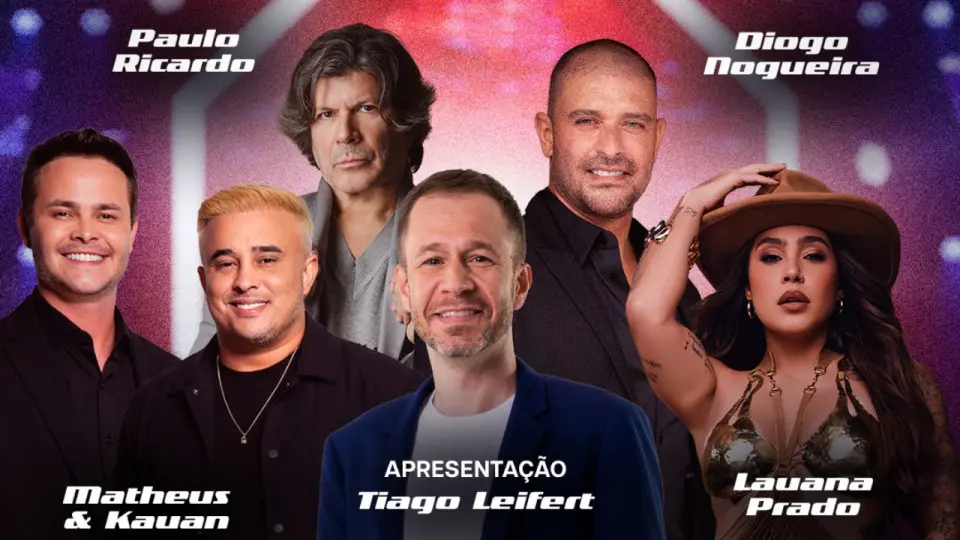 The Voice Brasil 2026 reúne Lauana, Diogo, Paulo Ricardo e Matheus & Kauan