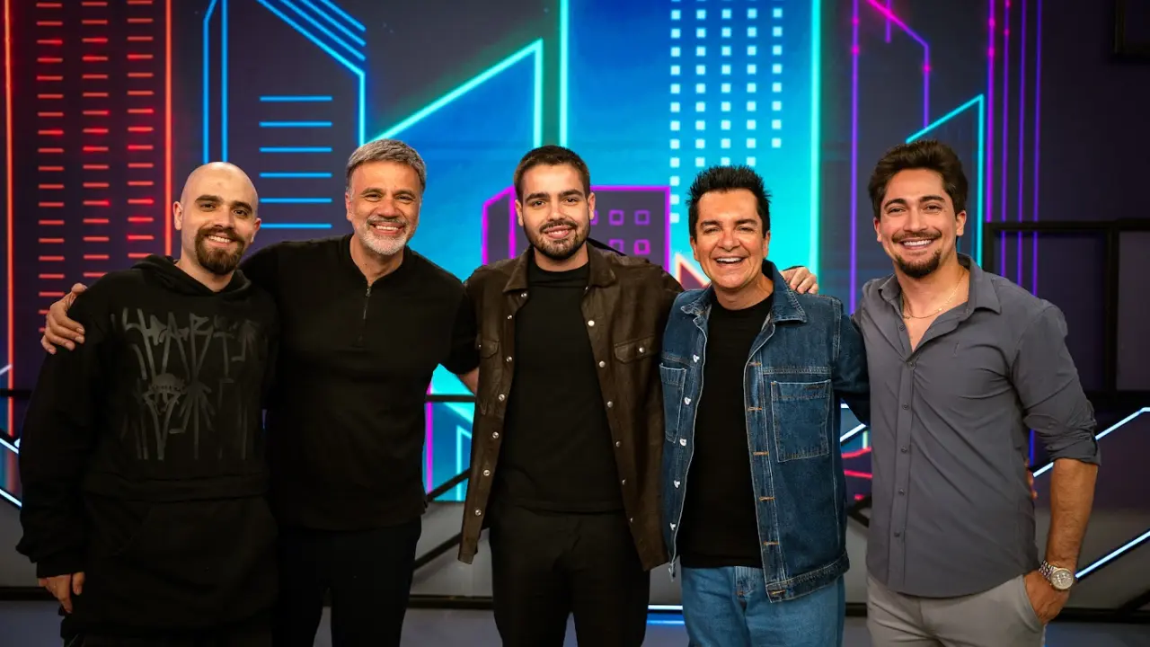 João Silva e os convidados do seu programa