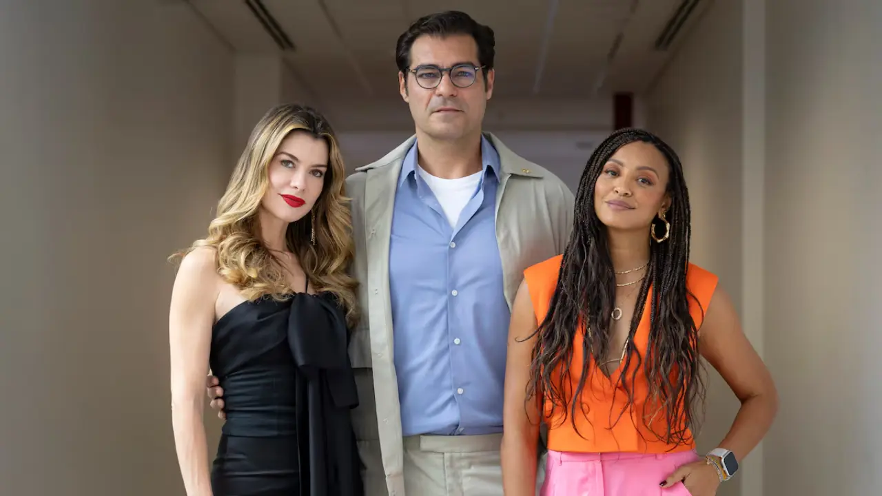Vanessa (Alinne Moraes), Gabriel (Thiago Lacerda) e Bela (Sheron Menezzes)