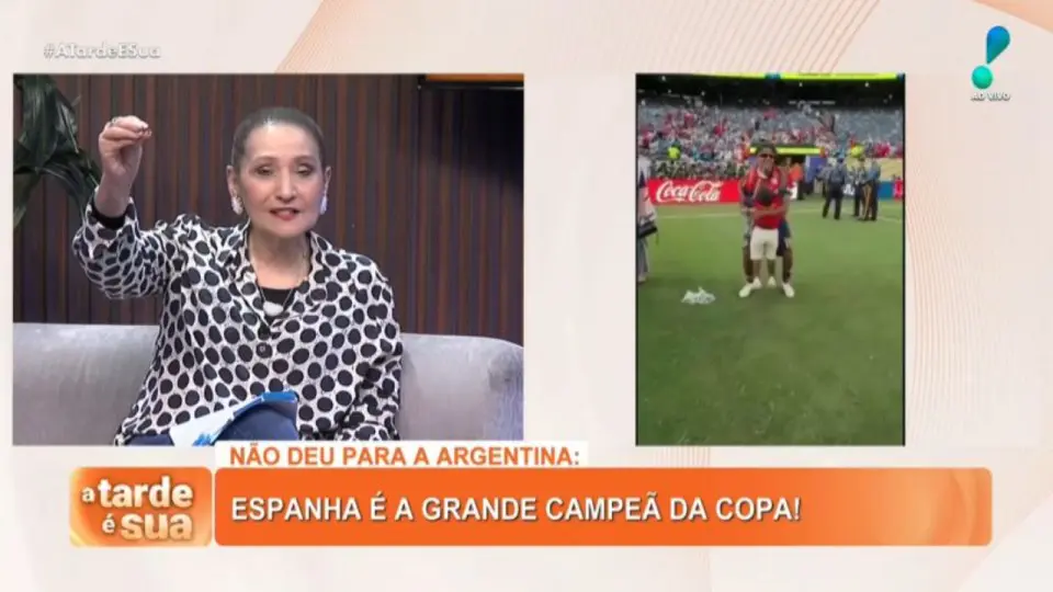 Mulher pergunta por que Sonia Abrão não está mais na TV durante link ao vivo