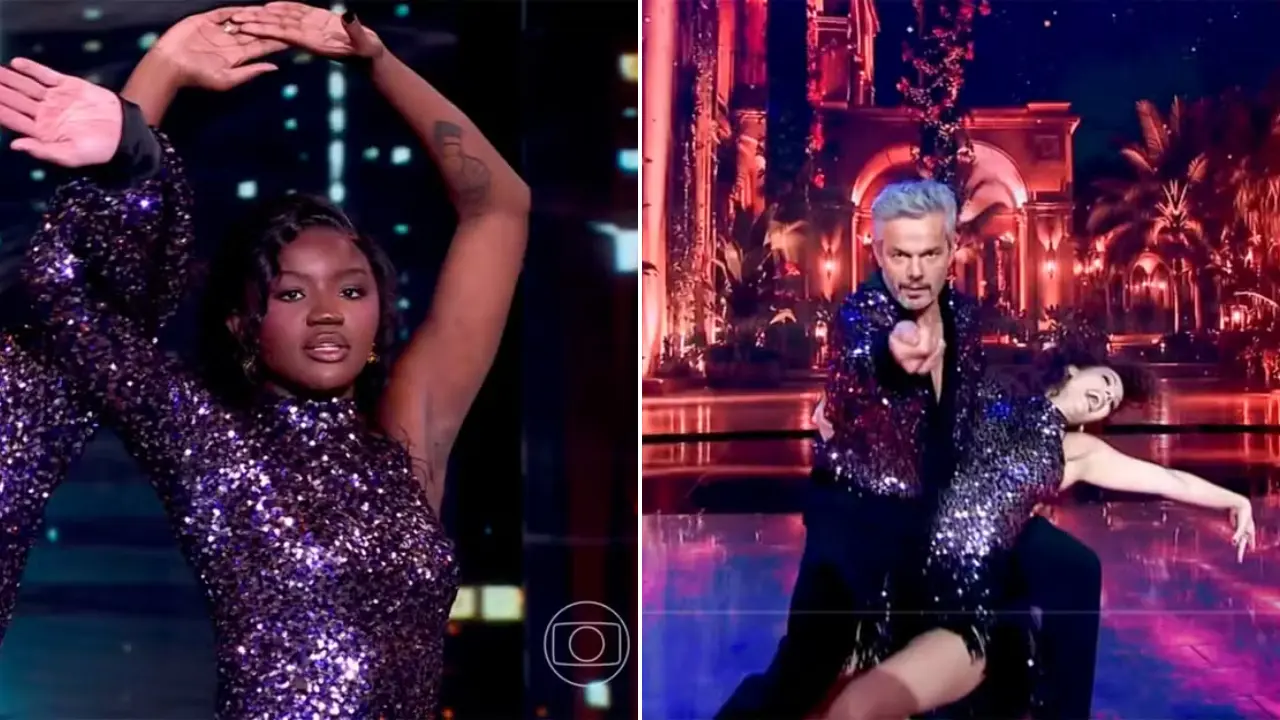 Kenya Sade e Otaviano Costa foram eliminados da Dança dos Famosos