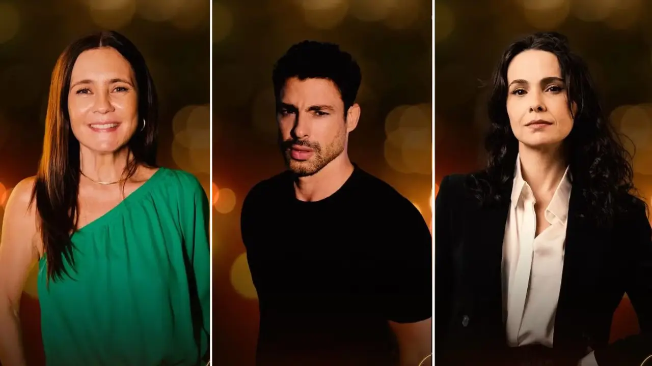 Adriana Esteves, Cauã Reymond e Débola Falabella