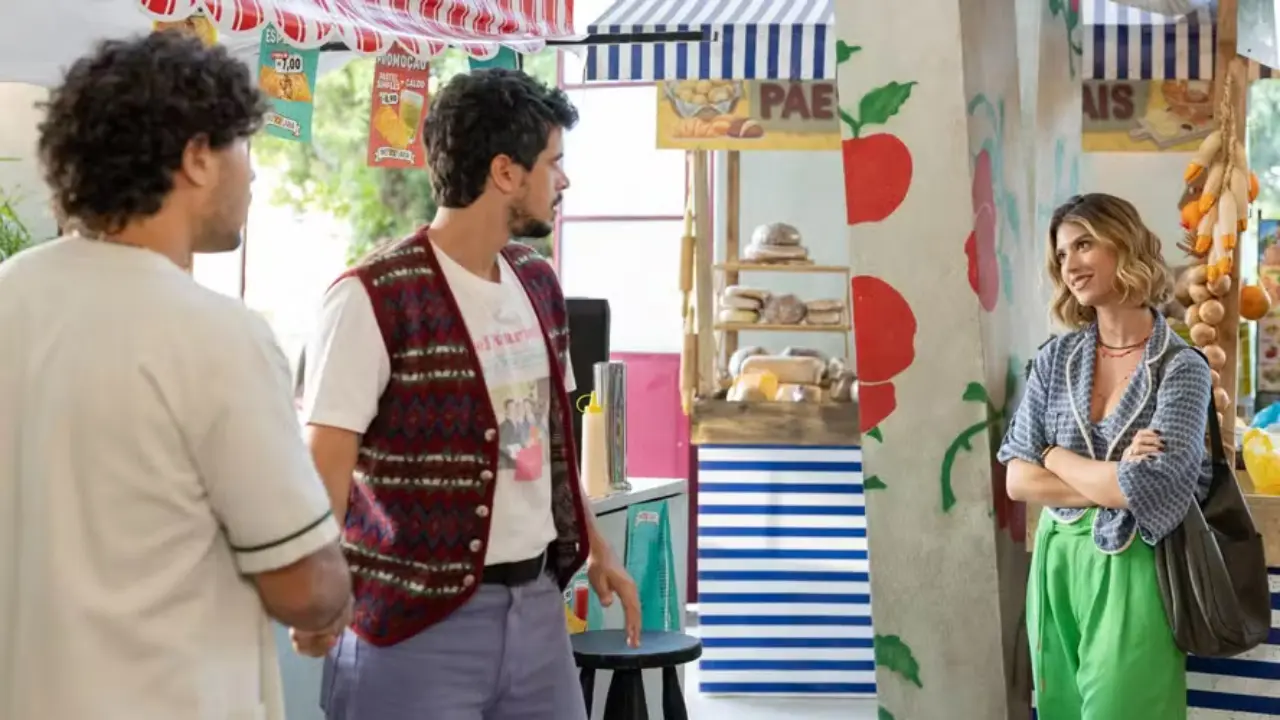 Toy (Rodrigo Lelis) e Leandra (Giovanna Grigio) em Por Você