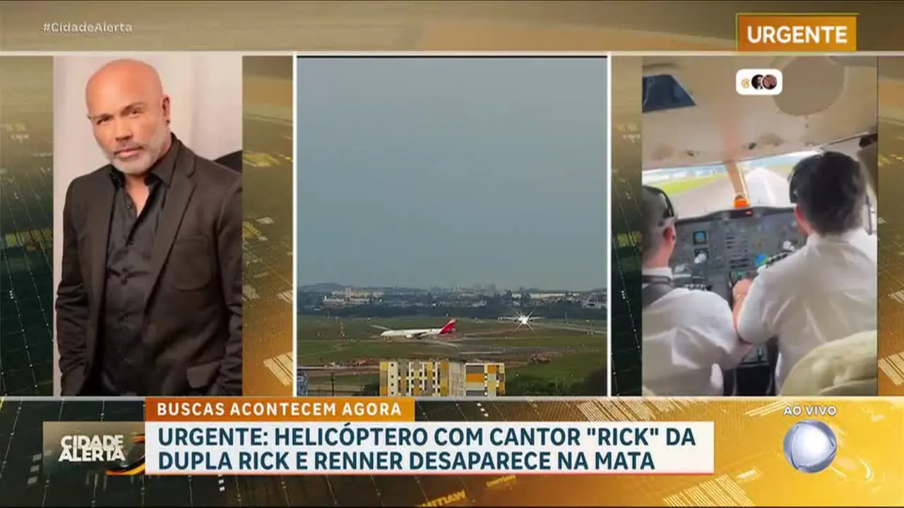 Rick, da dupla Rick & Renner, está em helicóptero que perdeu contato em Urubici