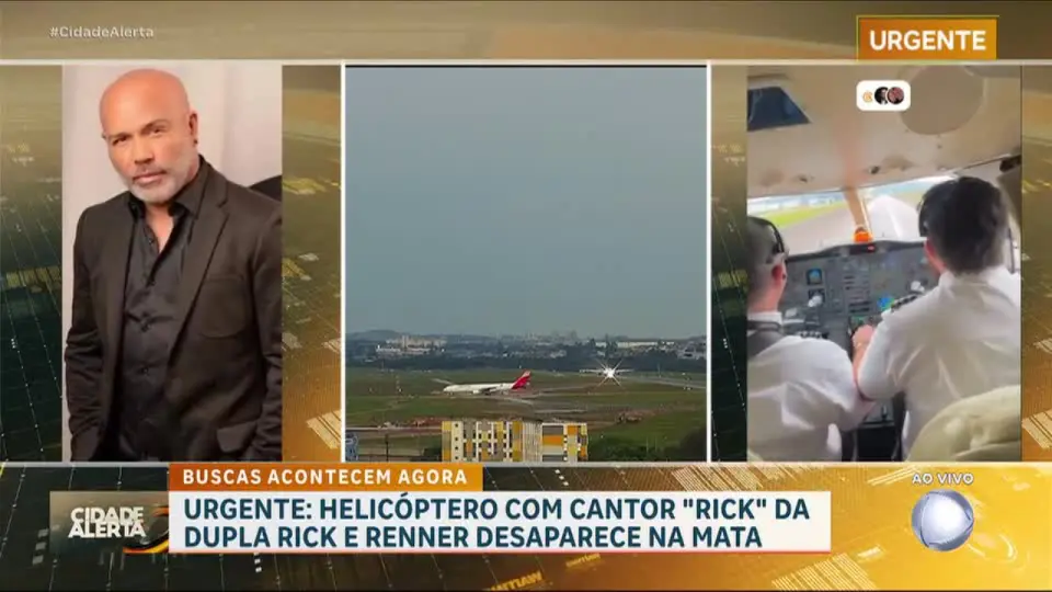 Rick, da dupla Rick & Renner, está em helicóptero que perdeu contato em Urubici