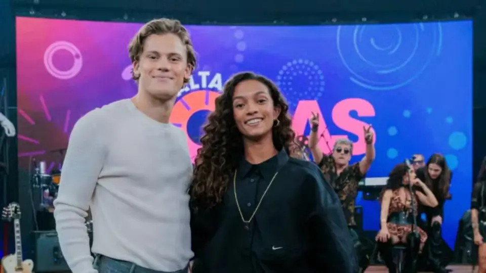 Rayssa Leal e Lucas Pinheiro participam pela primeira vez do Altas Horas