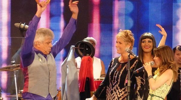 Lulu Santos recebe homenagem no TV Xuxa (Foto: TV Globo/ TV Xuxa)