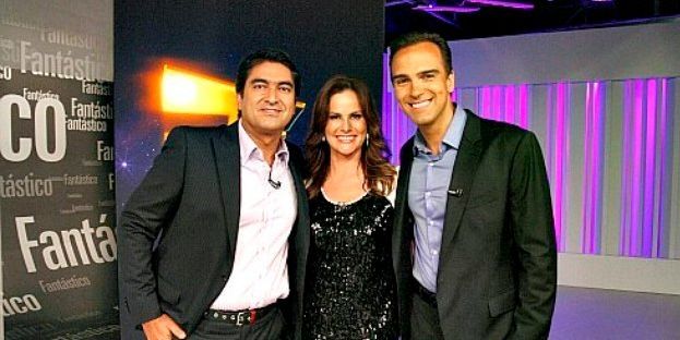 Zeca Camargo, Renata Ceribelli e Tadeu Schmidt comandam o Fantástico. Foto: Divulgação