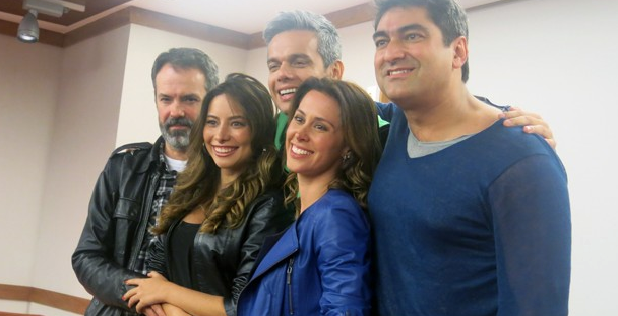 A nova equipe do Vídeo Show. Foto: Divulgação/TVG