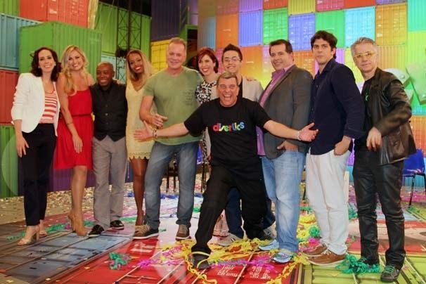 Elenco se reuniu para apresentar o novo programa. Foto: Rede Globo