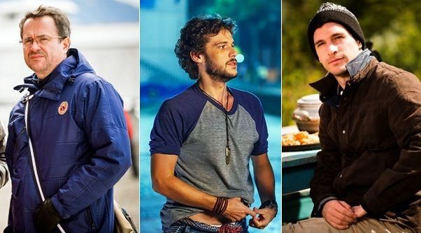 Leonardo Medeiros, Jayme Matarazzo e Michel Noher fazem parte do elenco masculino de Sete Vidas (Fotos: Divulgação/TV Globo)