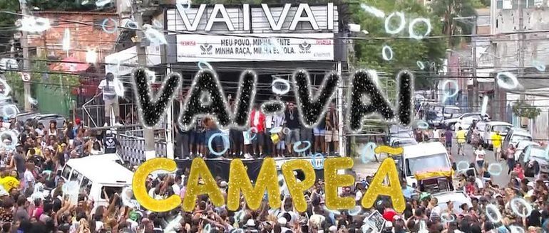 Vai-Vai é a campeã dos desfiles de São Paulo (Foto: Reprodução/TV Globo)