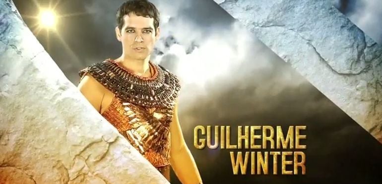 Guilherme Winter, o protagonista da novela (Foto: Reprodução/TV Record)