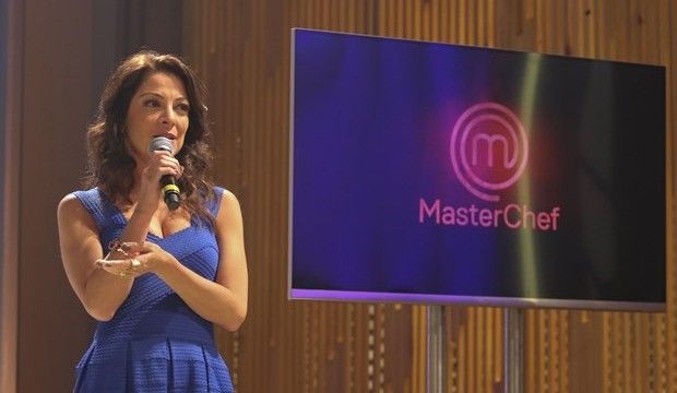 Ana Paula Padrão em coletiva do MasterChef (Foto: Divulgação/Band)
